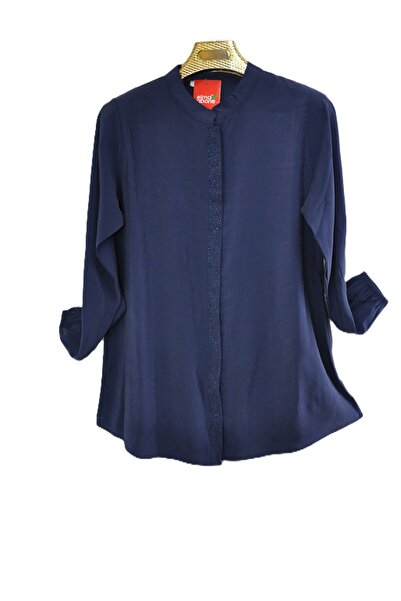 elma abone Plus Size Women's Pati Stone Shirt