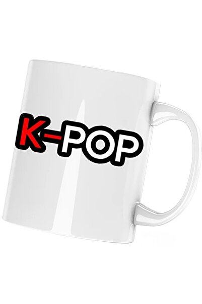 INOVATIX Cana Blackpink K Pop Logo Kpop, albă, 330 ml
