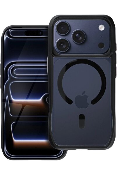 roar Θήκη Slim Defender Συμβατή με Magsafe για iPhone 18 Pro / 17 Pro μαύρη
