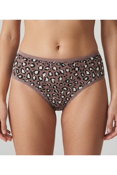 inspira lingerie Women's Plus Size 95% Cotton Panties 2-Pack Lycra Patterned Underwear