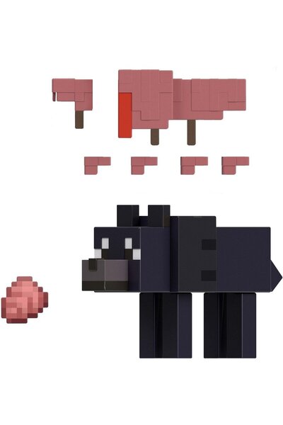 mattel Minecraft: Θωρακισμένος Λύκος - Φιγούρα 8 εκ. (JJR99)