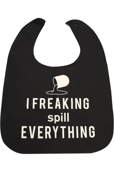 TERRIFI Adult Bibs for Women & Men, 23 X 17 Inch Waterproof Washable Bibs for...