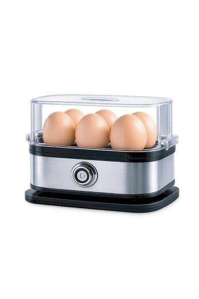 Tradeo Square Electric Egg Cooker, 200W Automatic Egg Boiler, 1-6 Egg Capacit...