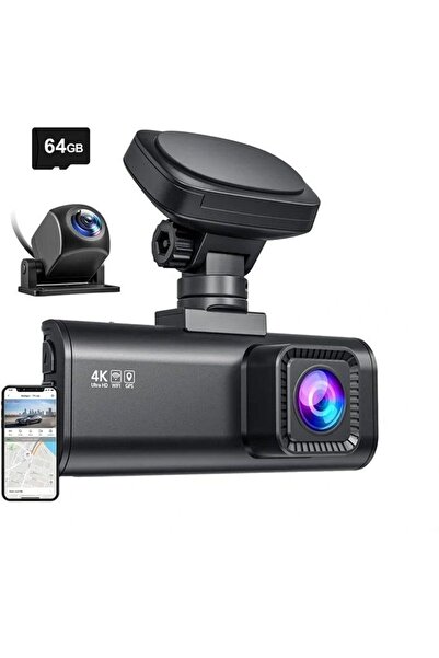 Red Tiger Redtiger F7N Wifi 4K + 1080p Κάμερα Αυτοκινήτου - (F7N(64G))