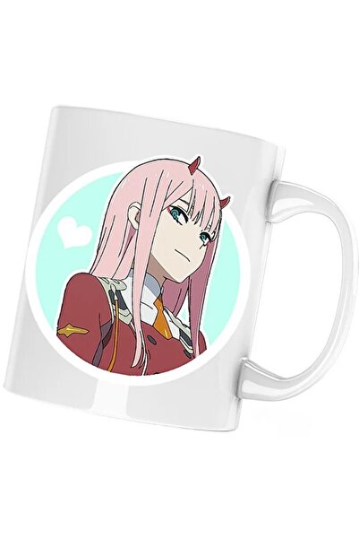 INOVATIX Cana Darling în FranXX Zero Two Android Anime, alba, 330 ml