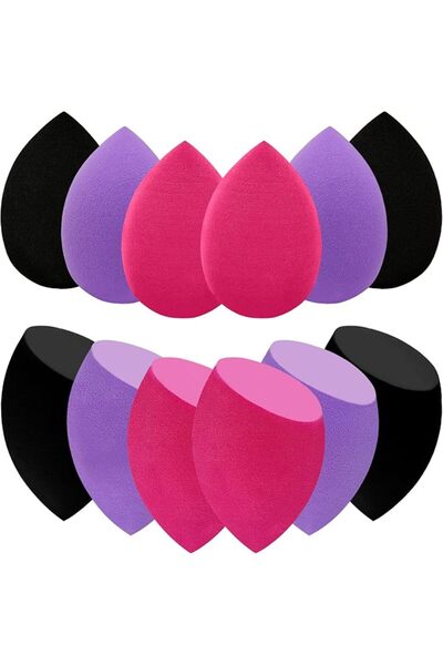 Scartink 12 Pieces Professional Makeup Sponge Set,Latex Free Flawless Soft Se...