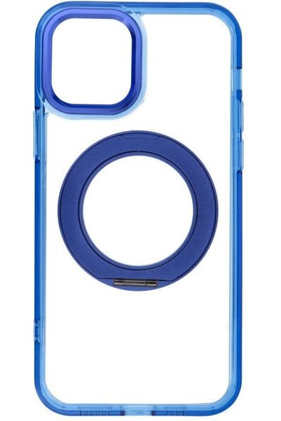 OEM Θήκη για iPhone 12 με κυκλική βάση στήριξης, συμβατή με MagSafe, σε μπλε ...