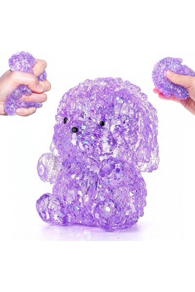 NALACAL Squishy Dog Stress Ball, Dog Squeeze Ball Dog Stress Ball, Animal Squ...