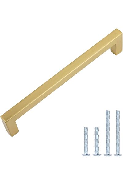 GENERAL Basics Modern Square Cabinet Pull Handle, 13.69 CM Length (12.7 CM Ho...