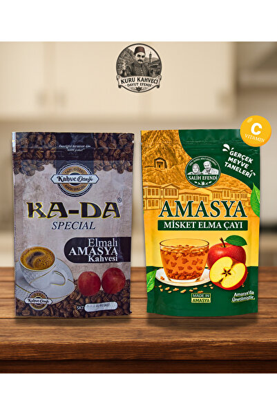 Elma Bahçesinden Keşif Seti/Elmalı Amasya Kahvesi/Misket Elma Çayı
