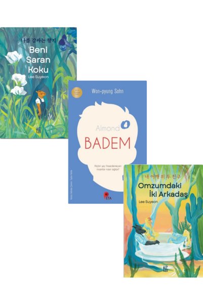 peta kitap Beni Saran Koku - Omzumdaki İki Arkadaş - Almond Badem Gift Set (3...