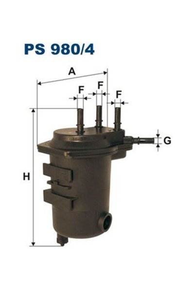 Filtron YAKIT FILTRESI RENAULT 01>06 SYMBOL 01>09 KANGOO 01> JIMNY 05> 1.5 dCI K9K (DELIKLI)