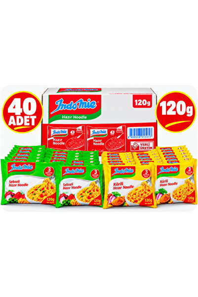 Indomio 120gr Karma 40'lı Koli 20 Körili x Sebzeli 20 li