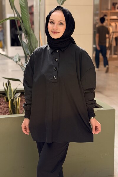 Mahal قميص تريكو كبير الحجم مزين بالترتر من الكروشيه