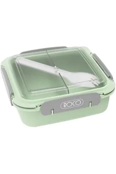 Roco LUNCH BOX SQUAR 1450ML GREEN