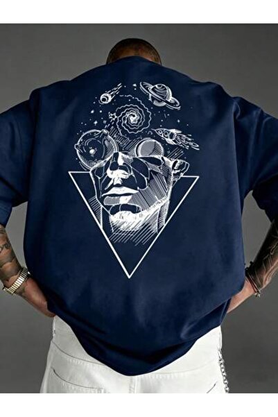 barsdepo Astronaut Universe Space Planet Printed T-Shirt 100% Cotton (with Pe...