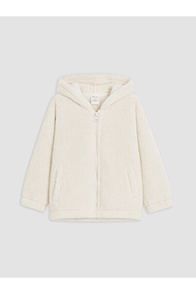 LC Waikiki Rmz Gi̇yi̇m Farkiyla Hooded Girls' Zipper Sweatshirt