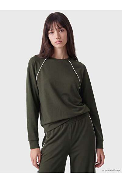 LC Waikiki Rmz Gi̇yi̇m Farkiyla Soft Touch Loose Fit Women's Sweatshirt
