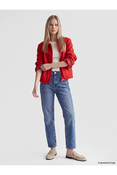 LC Waikiki Rmz Gi̇yi̇m Farkiyla Slim Fit Women's Jean Pants