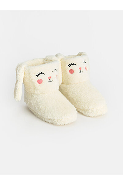 LC Waikiki Rmz Gi̇yi̇m Farki̇yla Girl's Slippers with Rabbit Figure