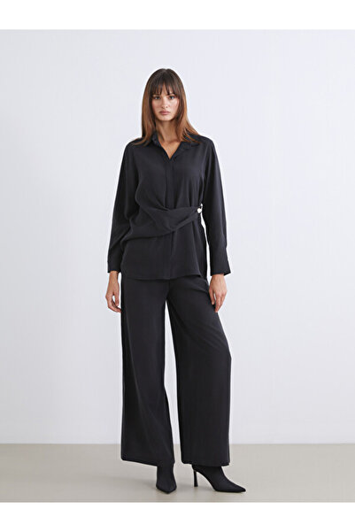 LC Waikiki Rmz Gi̇yi̇m Farkiyla Women's Modal Blended Pants with Waist Cord