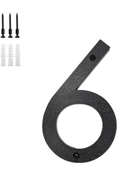 GoodTool أرقام منزلية مقاس 8 بوصات، لافتات رقمية، لافتات أرقام للأبواب الأمام...