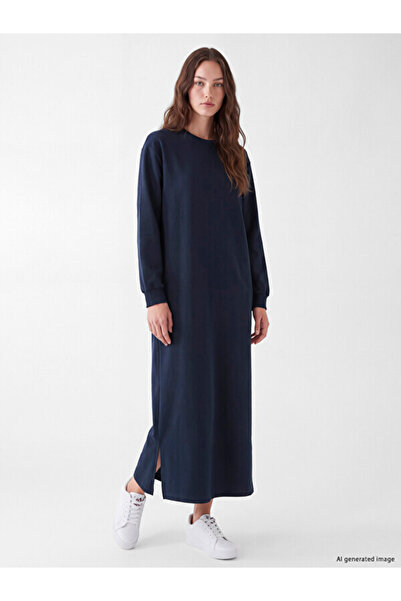 LC Waikiki Rmz Gi̇yi̇m Farkiyla Zero Roba Collar A-Fit Sweat Dress
