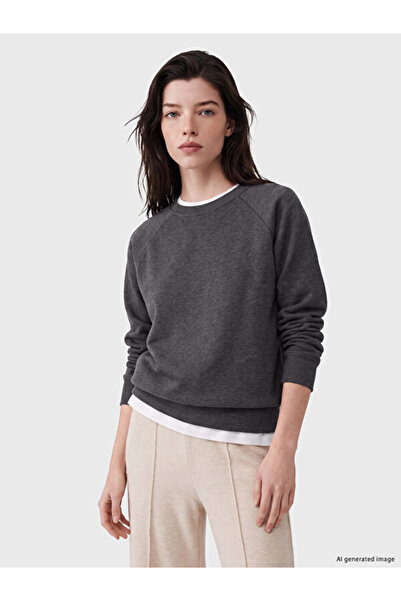 LC Waikiki Rmz Gi̇yi̇m Farkiyla Zero Roba Collar Women's Sweatshirt