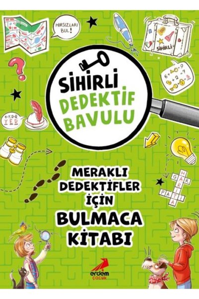 ARNEER Sihirli Dedektif Bulu 8 Meraklı Dedektifler İçin Bulmaca Kitabı