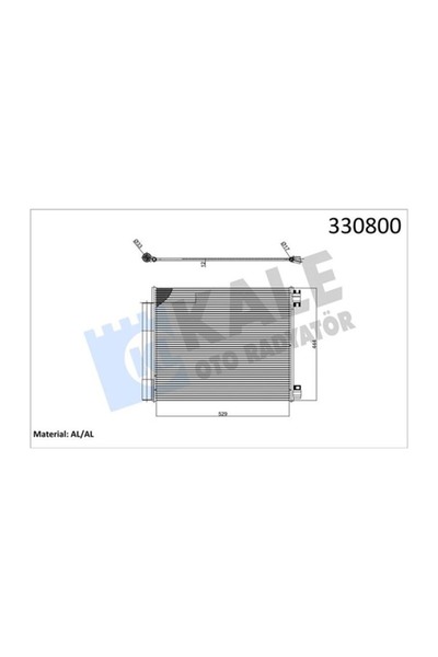 KLIMA RADYAT�R� (KONDENSERI) RENAULT MEGANE IV 15> TALISMAN 15> GRAND SC�NIC IV 16> 1.2TCe 1.3 TCe 1