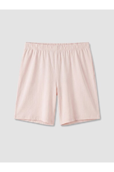 LC Waikiki Rmz Gi̇yi̇m Farkiyla Women's Shorts with Waist Cord Pajama Bottom