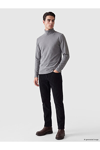 LC Waikiki Rmz Gi̇yi̇m Farkiyla Standard Fit Velvet Men's Chino Pants