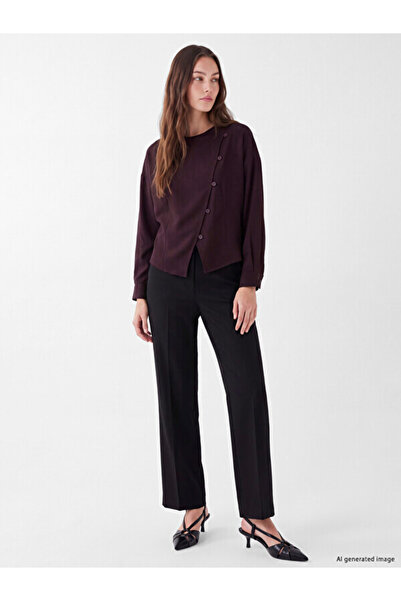 LC Waikiki Rmz Gi̇yi̇m Farkiyla High Waist Women's Pants