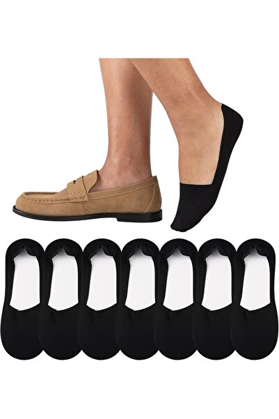 GENERAL Heatuff 7 Pairs Mens No Show Socks Non Slip Low Cut Liner Socks Casua...