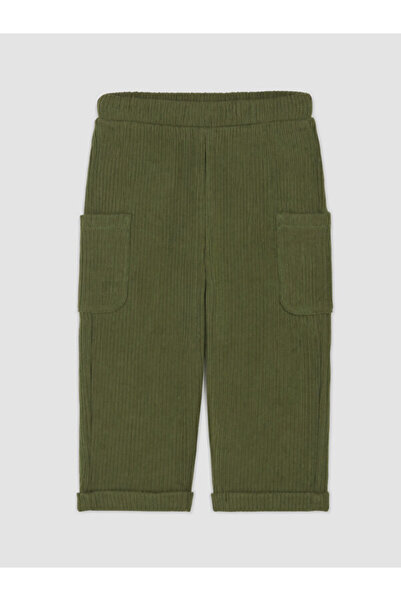 LC Waikiki Rmz Gi̇yi̇m Farkiyla Nyc Printed Cargo Pocket Baby Boy 2-Piece Set