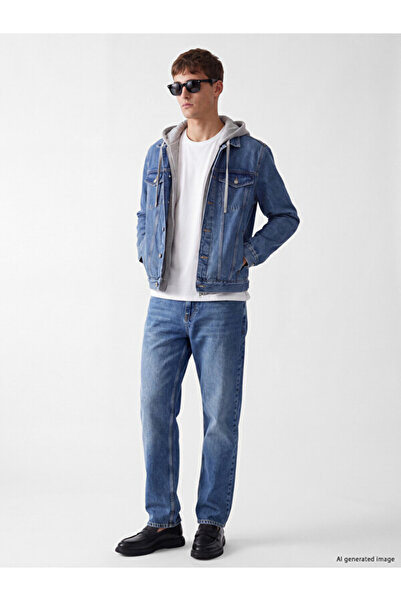 LC Waikiki Rmz Gi̇yi̇m Farkiyla 745 Baggy Fit Men's Jean Pants