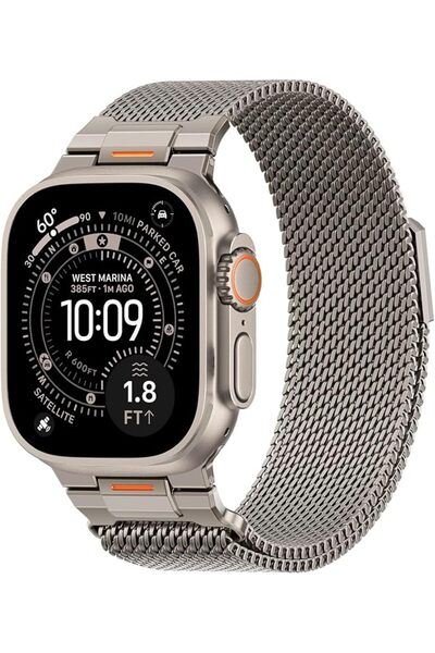 SYOSI Milanese Loop for Watch Ultra 3/2 Band 49mm 46mm 45mm 44mm 42mm Men Wom...