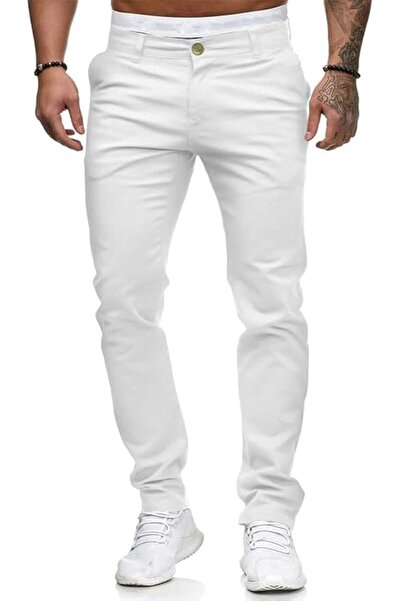 GENERAL HUNGSON Mens Chinos Slim Fit Stretch Flat-Front Skinny Dress Pants