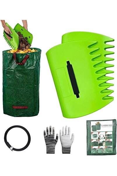 Generic Leaf Scoops Gardening Backyard Tool with Garden Bag, Gloves