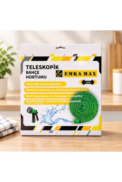 ARNEER Teleskopik Bahçe Hortumu 20 M
