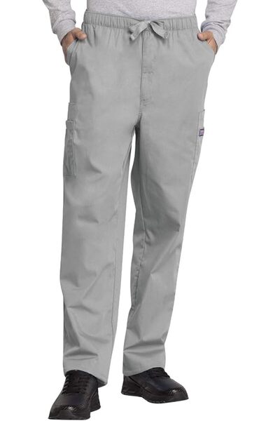 Cherokee Scrub for Men Fly Front Cargo Pant with 7 Pocket, Durable, Fade Resi...