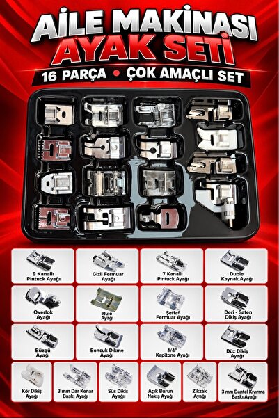 AİLE EV TİPİ MAKİNA AYAK SETİ