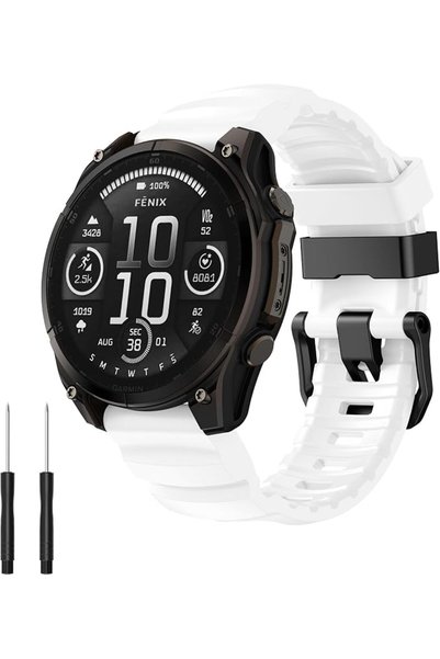 GENERAL حزام ساعة متوافق مع Garmin Fenix 8 47mm / Fenix 7 Pro / Fenix 6، Fore...