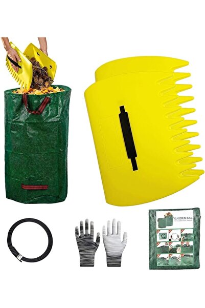 Generic Leaf Scoops Gardening Tool with Garden Bag, Gloves