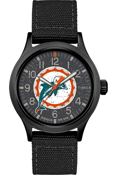 Carriage by Timex Timex Tribute Men's NFL Scout 40mm حزام من القماش الكوارتز