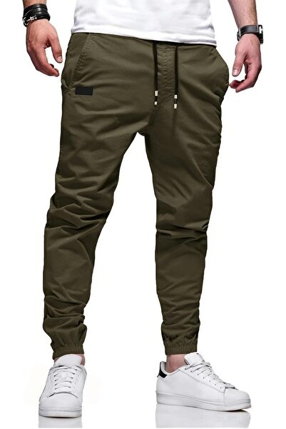 GENERAL Men Joggers Chino Cargo Pants Hiking Outdoor Recreation Pants Twill F...