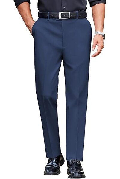 COOFANDY Mens Classic Casual Dress Pants Expandable Waist Suit Pant Slim Fit ...