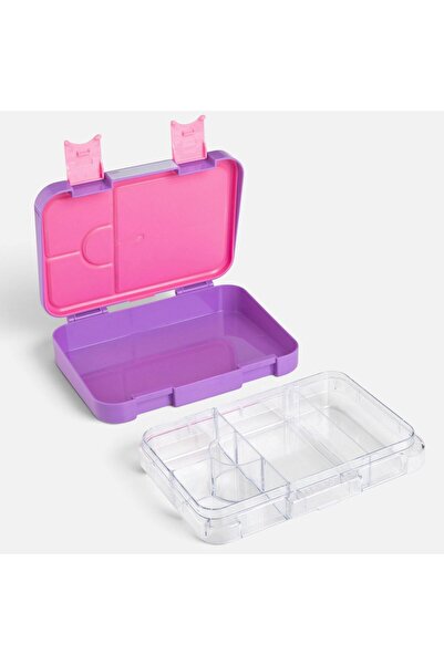 OEM Caserola cu Compartimente Lila cu Fluturi 750ml