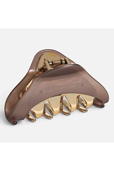 OEM Clama de Par Semiluna Nude si Auriu pentru Femei 9cm