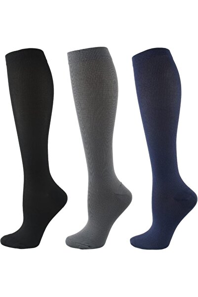 GENERAL Pairs of Compression Socks for Men and Women, Knee High Stockings Per...